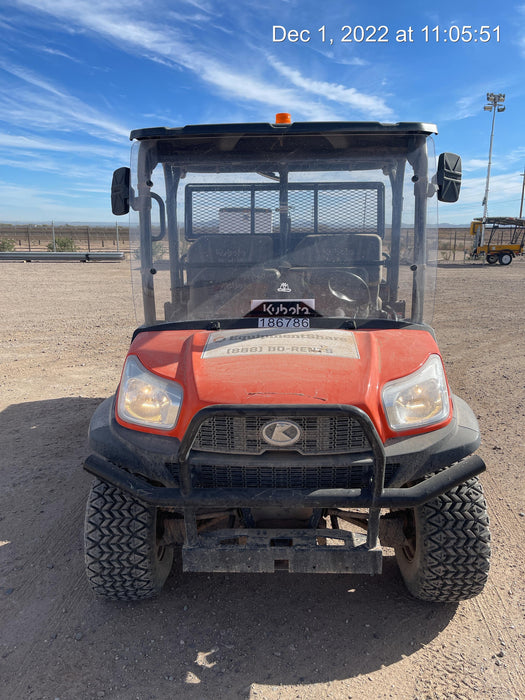 2021 Kubota RTV-X1140W-H Plastic Canopy, Windshield Acrylic Clear, LED Strobe Light, Wire Harness Kit, Back up Alarm