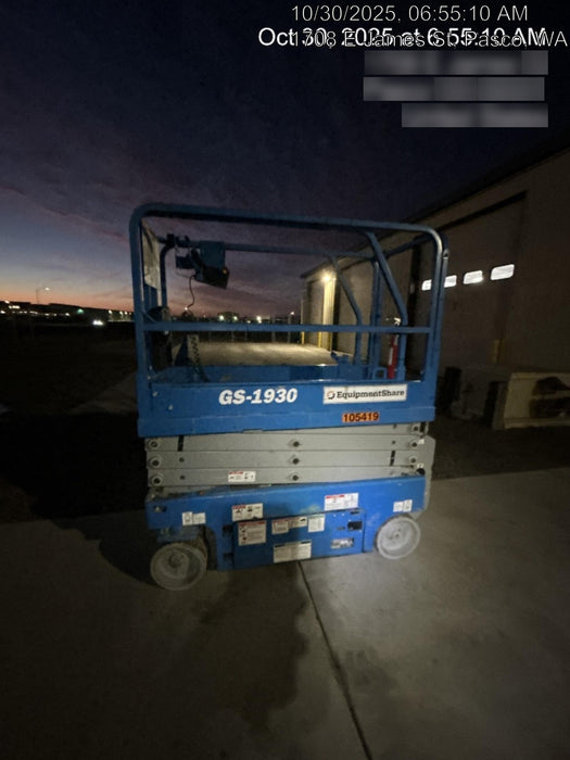 2020 Genie GS-1930 Standard Machine, 800W Inverter