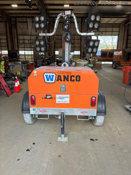 2024 Wanco WLTT-4MM4K Diesel, Deep Sea Controller, Shore Power Plug, Auto Start, (4) 350W LED Floodlights, 4kW Generator, 60 Gal Fuel Tank, 2" Ball, T3