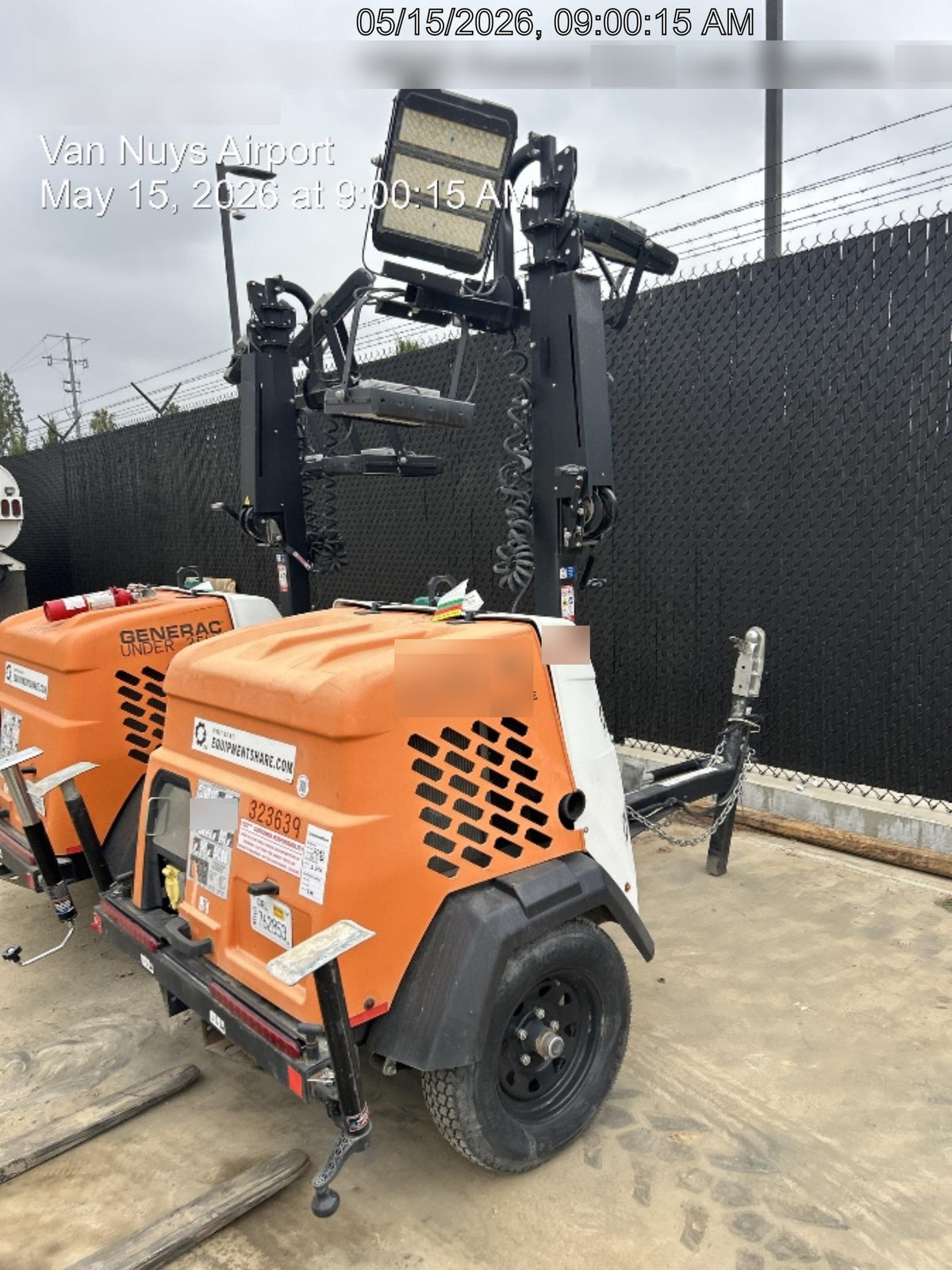 2023 Generac MLT2 Diesel, Flex Switch 120V Input, Powerzone Controller, (4) 320W LED Lights, 4kW Generator, 39.9 Gal Fuel Tank, 2" Ball, T3