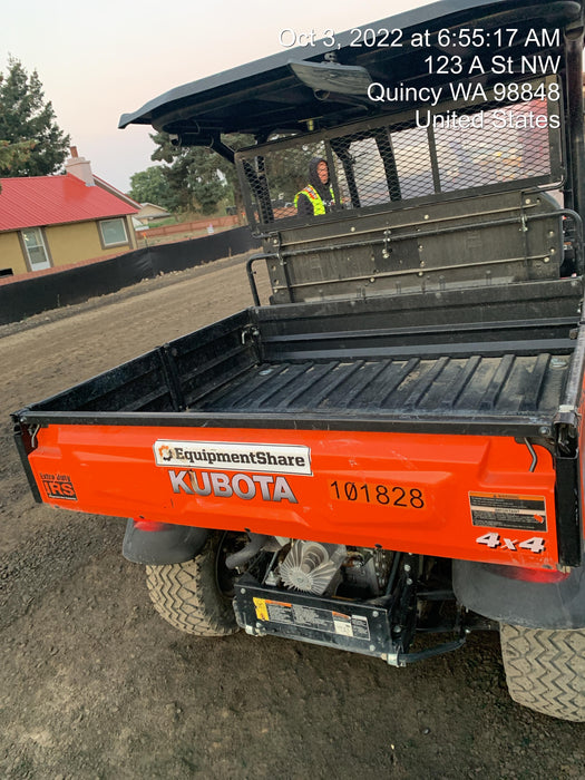 2020 Kubota RTV-X1140W-H 4WD, LED Strobe, Windshield Acrylic Clear, Plastic Canopy, Wire Harness Kit, Backup Alarm