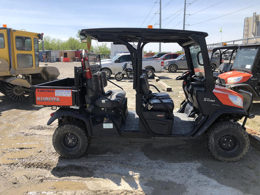 2019 Kubota RTV-X1140 4wd Utility Cart, LED Strobe, Windshield Tempered Glass, Pastic Canopy, Wire Harness Kit, Backup Alarm