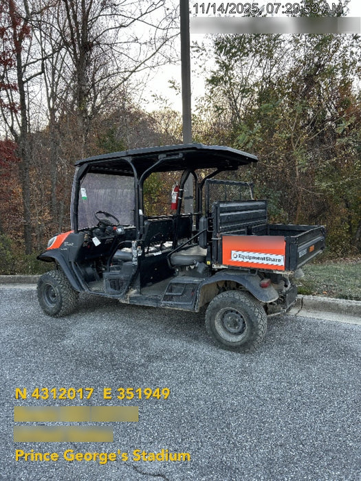 Kubota RTV-X1140W-H Plastic Canopy, Windshield Acrylic Clear, LED Strobe Light, Wire Harness Kit, Back up Alarm