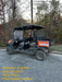 Kubota RTV-X1140W-H Plastic Canopy, Windshield Acrylic Clear, LED Strobe Light, Wire Harness Kit, Back up Alarm