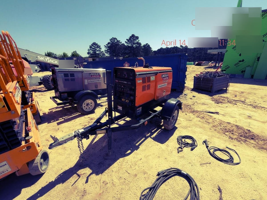 2021 Lincoln Electric Vantage 322 Vantage 322 Ready Pak 3 w/ Decals, ORANGE (includes trailer, cable rack, fender light kit) NO Telematics