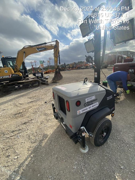 2024 Wacker Neuson LTT4 Diesel, Kohler KDW702, Deep Sea Controller, Auto Start, LED 320W, Bypass Outlet, T3