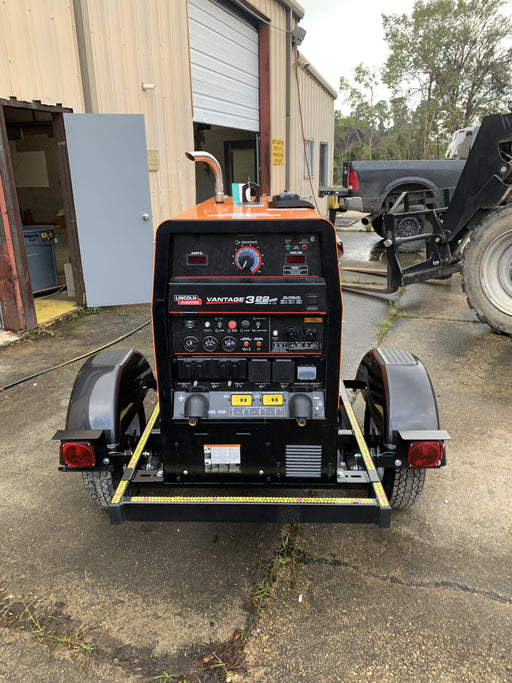 2021 Lincoln Electric Vantage 322 Vantage 322 Ready Pak 3 w/ Decals, ORANGE (includes trailer, cable rack, fender light kit) NO Telematics