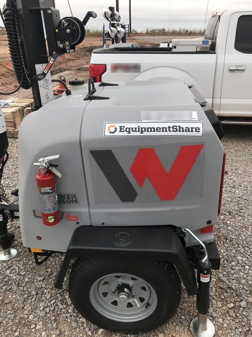 2019 Wacker Neuson LTV6L-MH Wacker Neuson LTV6L Mobile Light Tower w/Fuel Level Sensor Installed