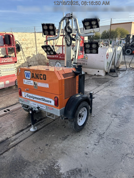 2024 Wanco WLTT-4MM4K Diesel, Deep Sea Controller, Shore Power Plug, Auto Start, (4) 350W LED Floodlights, 4kW Generator, 60 Gal Fuel Tank, 2" Ball, T3