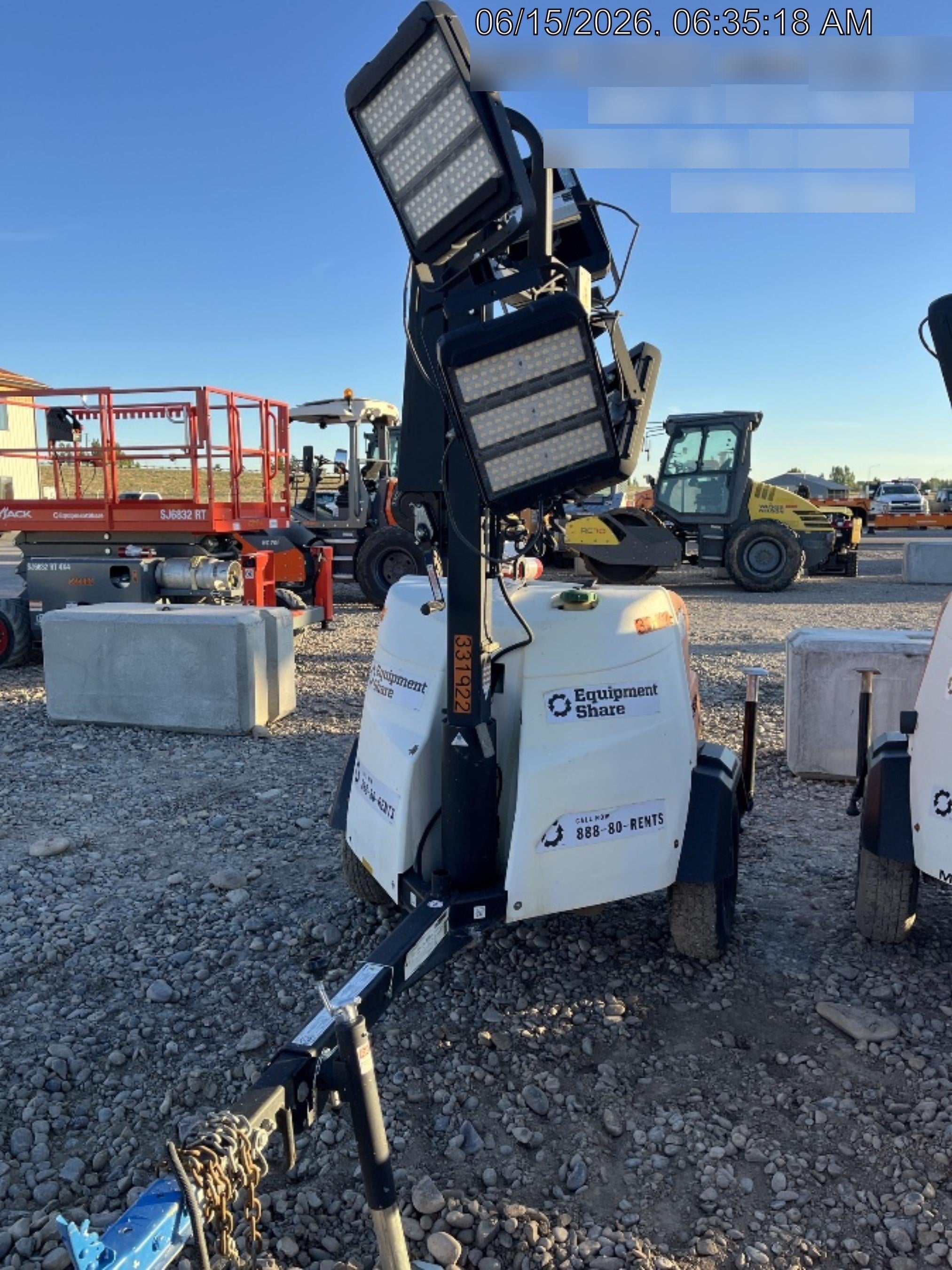 2023 Generac MLT2 Diesel, Flex Switch 120V Input, Powerzone Controller, (4) 320W LED Lights, 4kW Generator, 39.9 Gal Fuel Tank, 2" Ball, T3