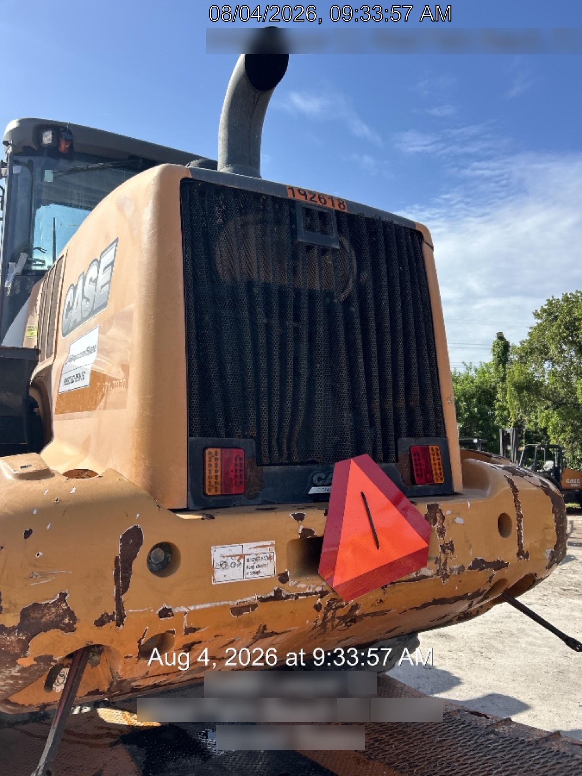 2016 Case 821F CLOSED CAB, JRB 418 STYLE HYD COUPLER