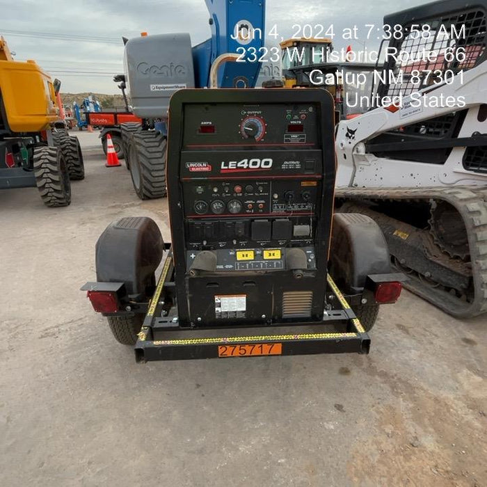 2022 Lincoln Electric LE400 Kubota V1505, Trlr, Cable Rack, Light Kit, ES Decals, T3