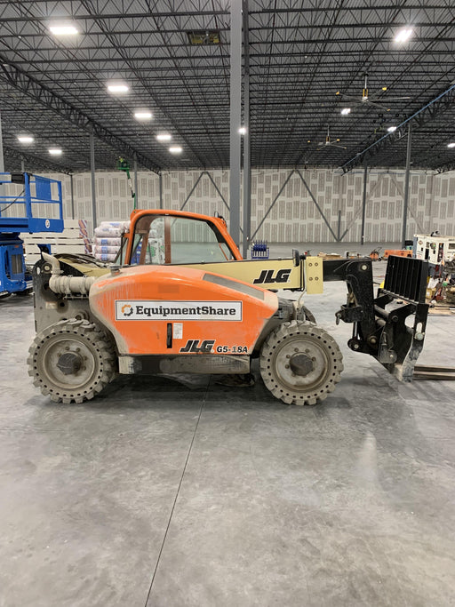 2020 JLG G5-18A Canopy, NM Solid Tires, Beacon w/48" Carriage, 48" Pallet Forks