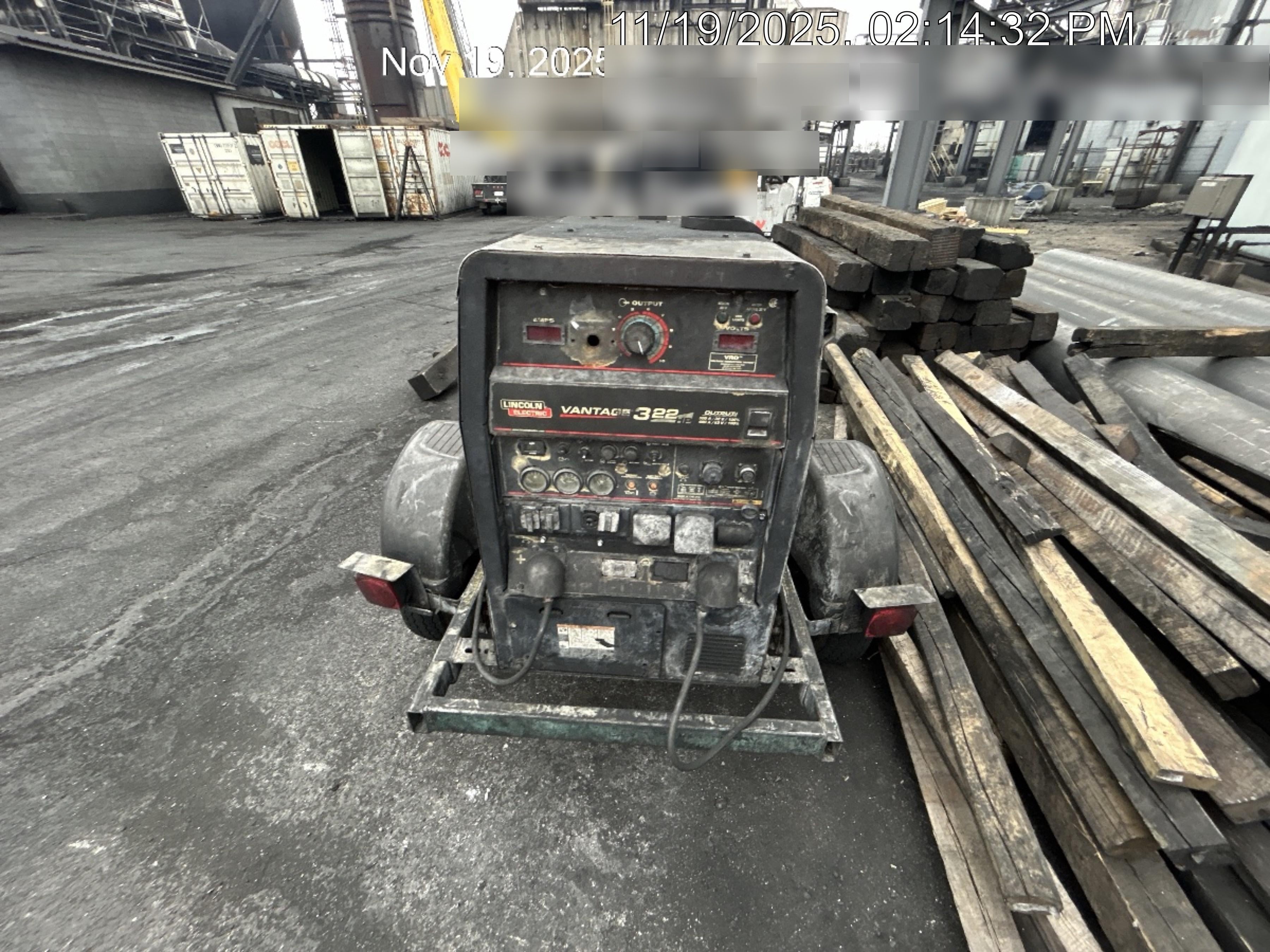 Lincoln Electric Vantage 322 Lincoln Vantage 322 Welder Ready Pak 3 - Vantage 322, Trailer
