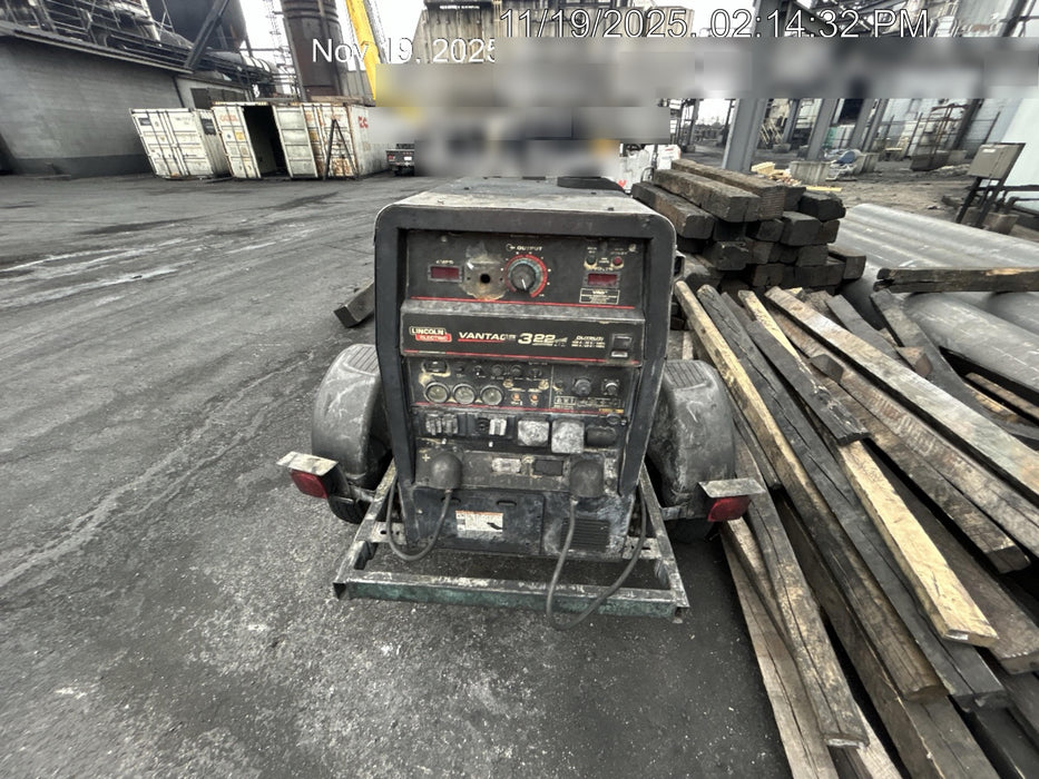 Lincoln Electric Vantage 322 Lincoln Vantage 322 Welder Ready Pak 3 - Vantage 322, Trailer