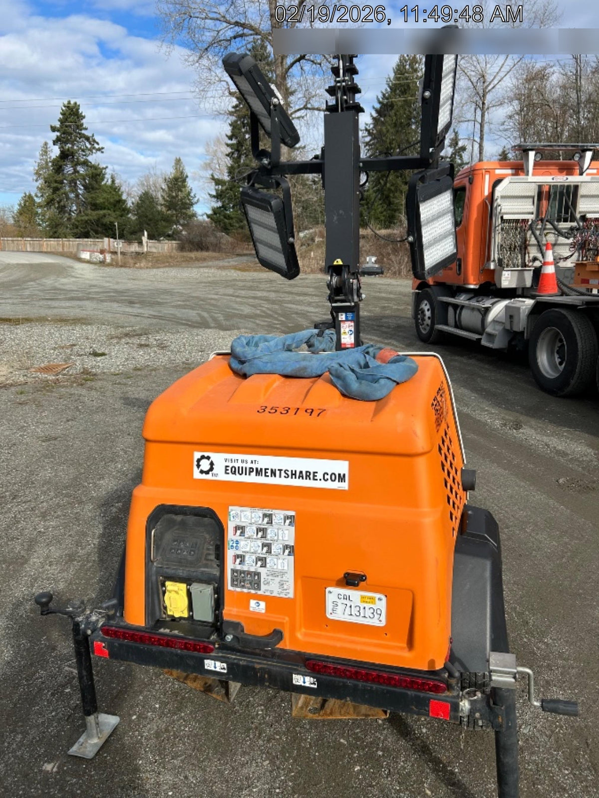 2023 Generac MLT2 Diesel, Flex Switch 120V Input, Powerzone Controller, (4) 320W LED Lights, 4kW Generator, 39.9 Gal Fuel Tank, 2" Ball, T3