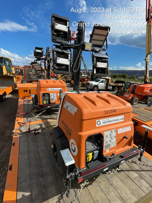 2023 Generac MLT2 Diesel, Flex Switch 120V Input, Powerzone Controller, (4) 320W LED Lights, 4kW Generator, 39.9 Gal Fuel Tank, 2" Ball, T3