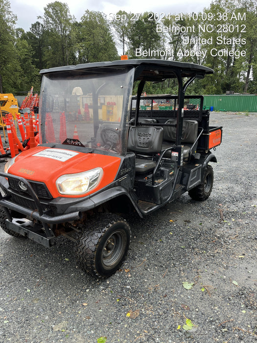 2022 Kubota RTV-X1140W-H Plastic Canopy, Windshield Acrylic Clear, LED Strobe Light, Wire Harness Kit, Back up Alarm