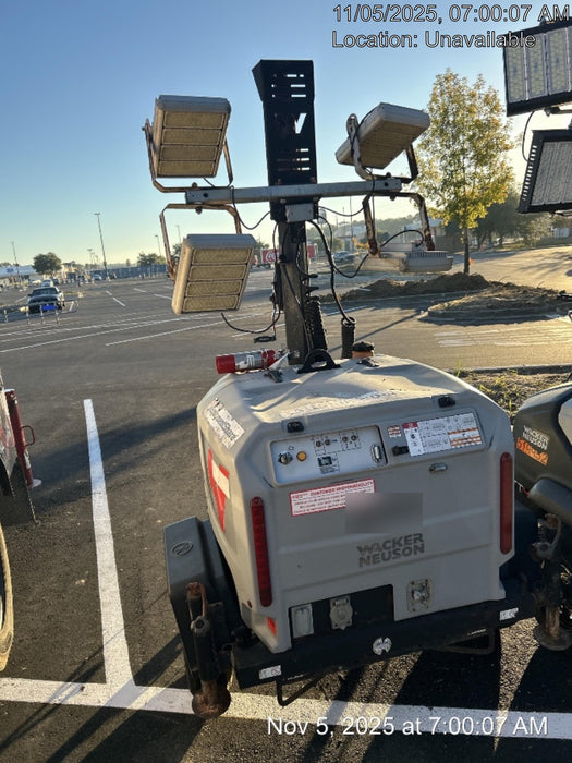 2019 Wacker Neuson LTV6K-LED LTV6K Light Tower, LED 300W, Telematics EQ SH Kubota