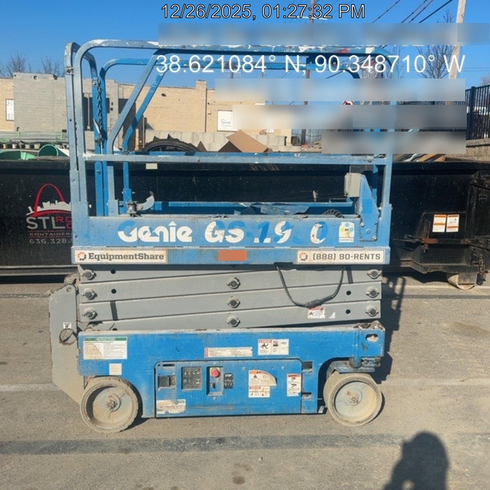 2016 Genie GS-1930 Standard Rental Specs