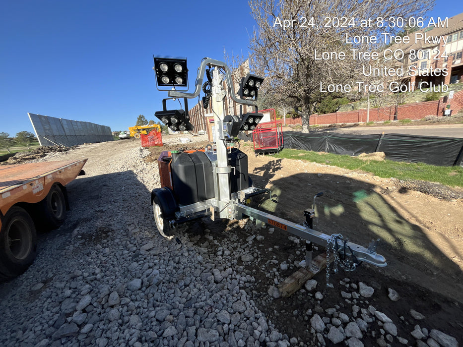 2023 Wanco WLTT-4MM4K Diesel, Deep Sea Controller, Shore Power Plug, Auto Start, (4) 350W LED Floodlights, 4kW Generator, 60 Gal Fuel Tank, 2" Ball, T3