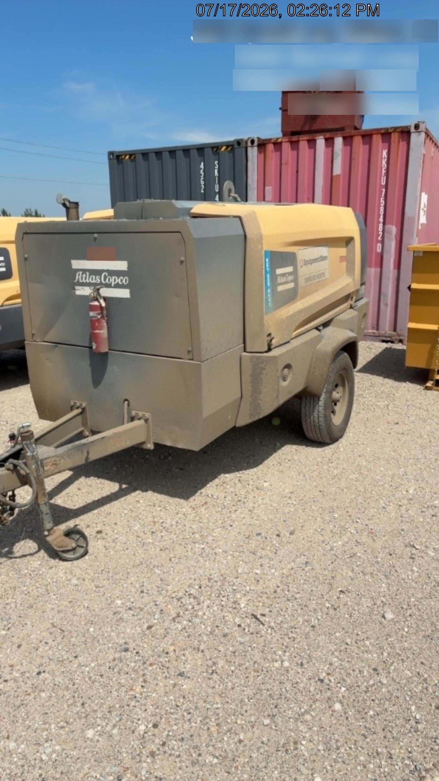 2020 ATLAS COPCO XATS 400 PFF