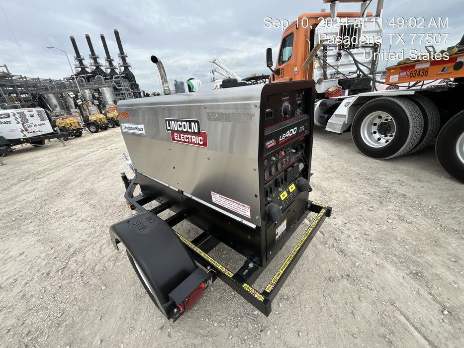 2024 Lincoln Electric LE400 Kubota V1505, Trlr, Cable Rack, Light Kit, ES Decals, T3