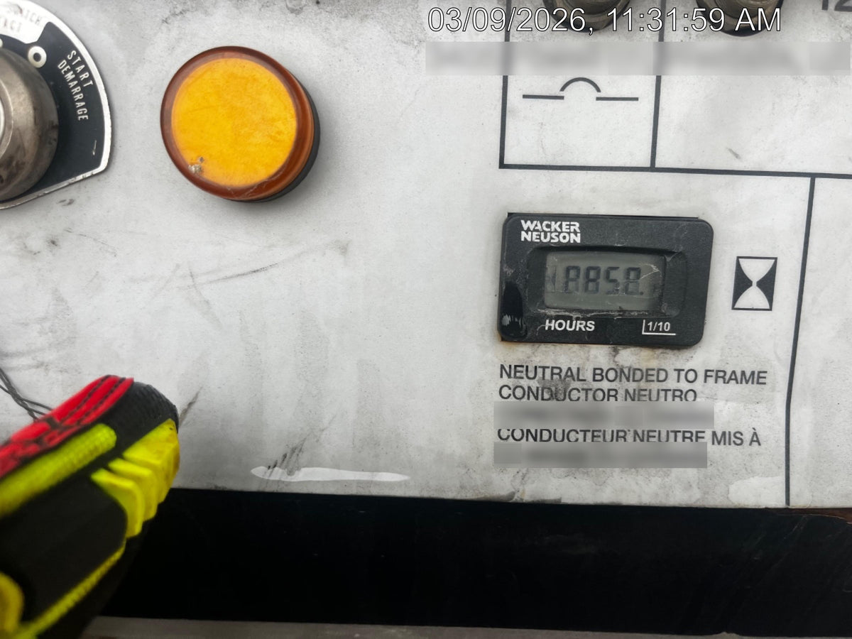 2019 Wacker Neuson LTV6L-MH Mobile Light Tower w/Fuel Level Sensor Installed