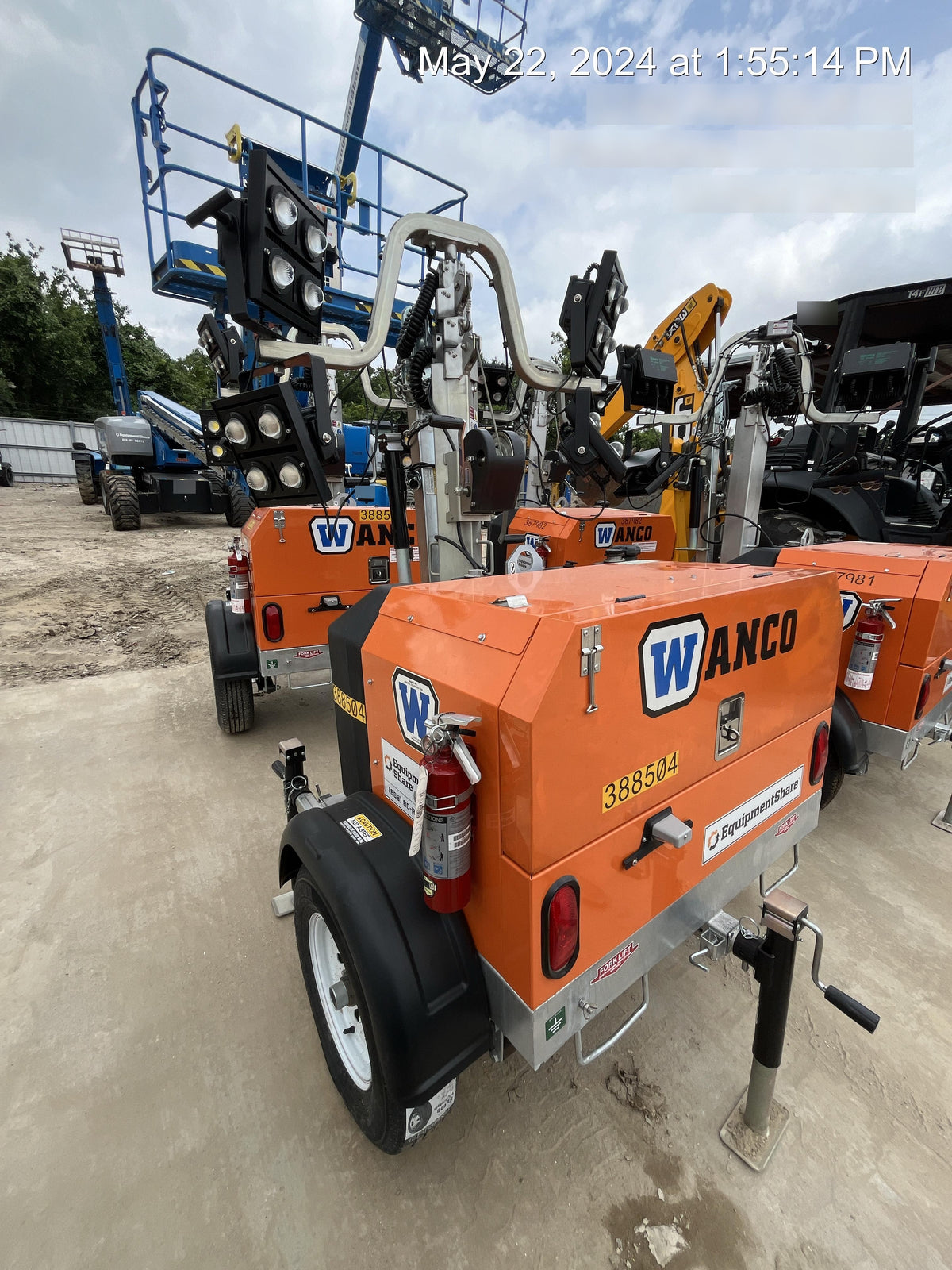 2024 Wanco WLTT-4MM4K Diesel, Deep Sea Controller, Shore Power Plug, Auto Start, (4) 350W LED Floodlights, 4kW Generator, 60 Gal Fuel Tank, 2" Ball, T3