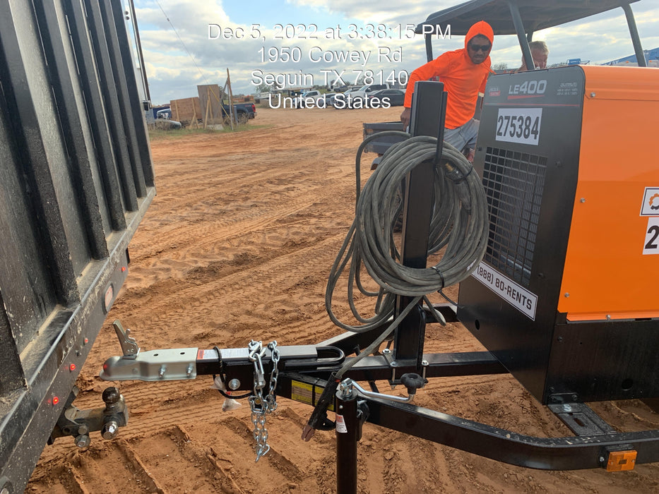 2022 Lincoln Electric LE400 Kubota V1505, Trlr, Cable Rack, Light Kit, ES Decals, T3