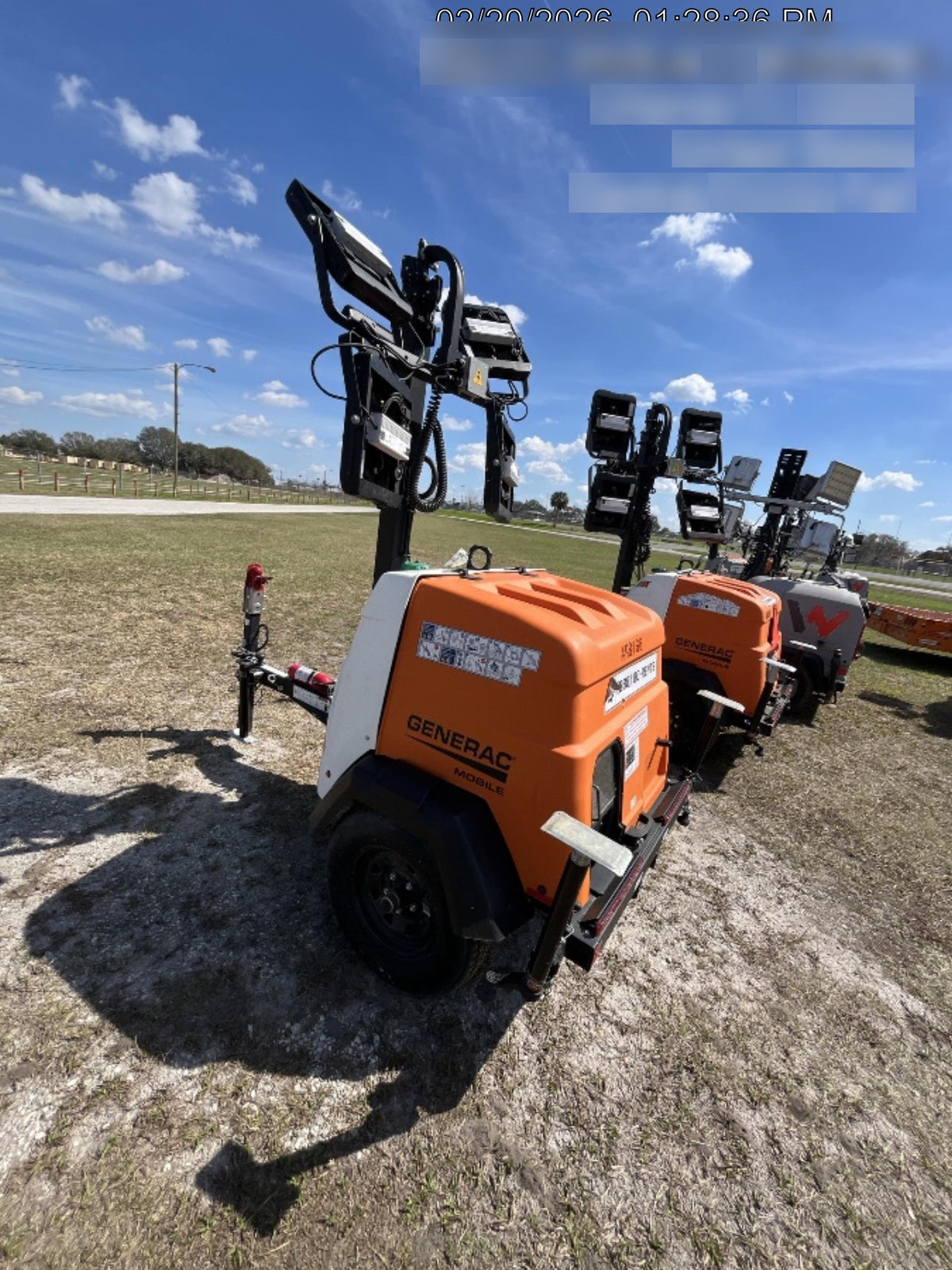 2024 Generac MLT6SKDS-STD4 ELEC WINCH Diesel, Electric Winch Mast, Powerzone Controller, (4) 320W LED Lights, 4kW Generator, 39.9 Gal Fuel Tank, 2" Ball, T3