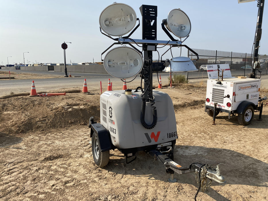 2018 Wacker Neuson LTV6L-MH Wacker Neuson LTV6L Mobile Light Tower w/Fuel Level Sensor Installed