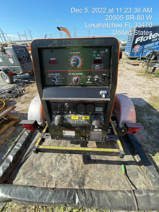 2022 Lincoln Electric LE400 Kubota V1505, Trlr, Cable Rack, Light Kit, ES Decals, T3