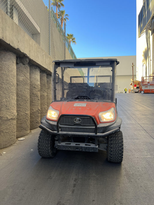2022 Kubota RTV-X1140W-H Plastic Canopy, Windshield Acrylic Clear, LED Strobe Light, Wire Harness Kit, Back up Alarm