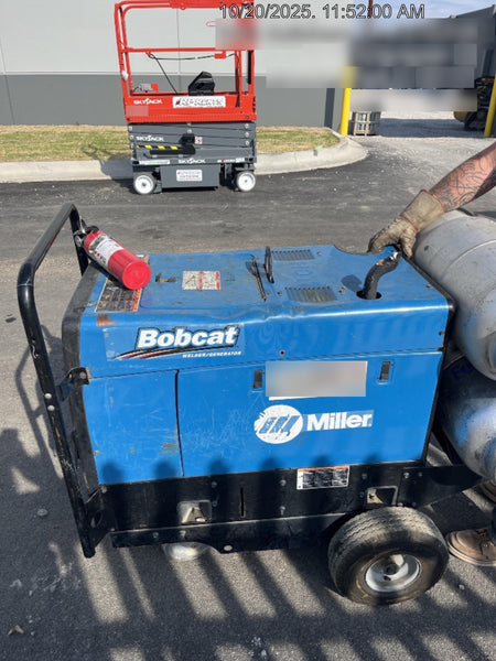 2019 Miller Electric BOBCAT 250 LP/Propane, Running Gear, Tank Bracket, Hose