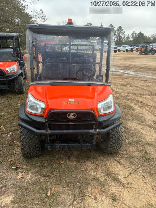 2022 Kubota RTV-X1140W-H Plastic Canopy, Windshield Acrylic Clear, LED Strobe Light, Wire Harness Kit, Back up Alarm