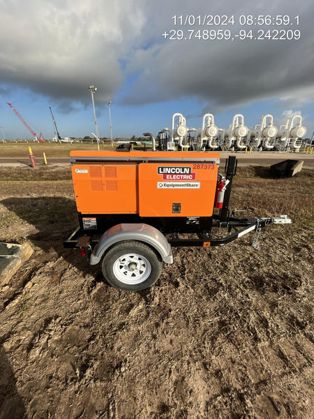 2022 Lincoln Electric LE400 Kubota V1505, Trlr, Cable Rack, Light Kit, ES Decals, T3