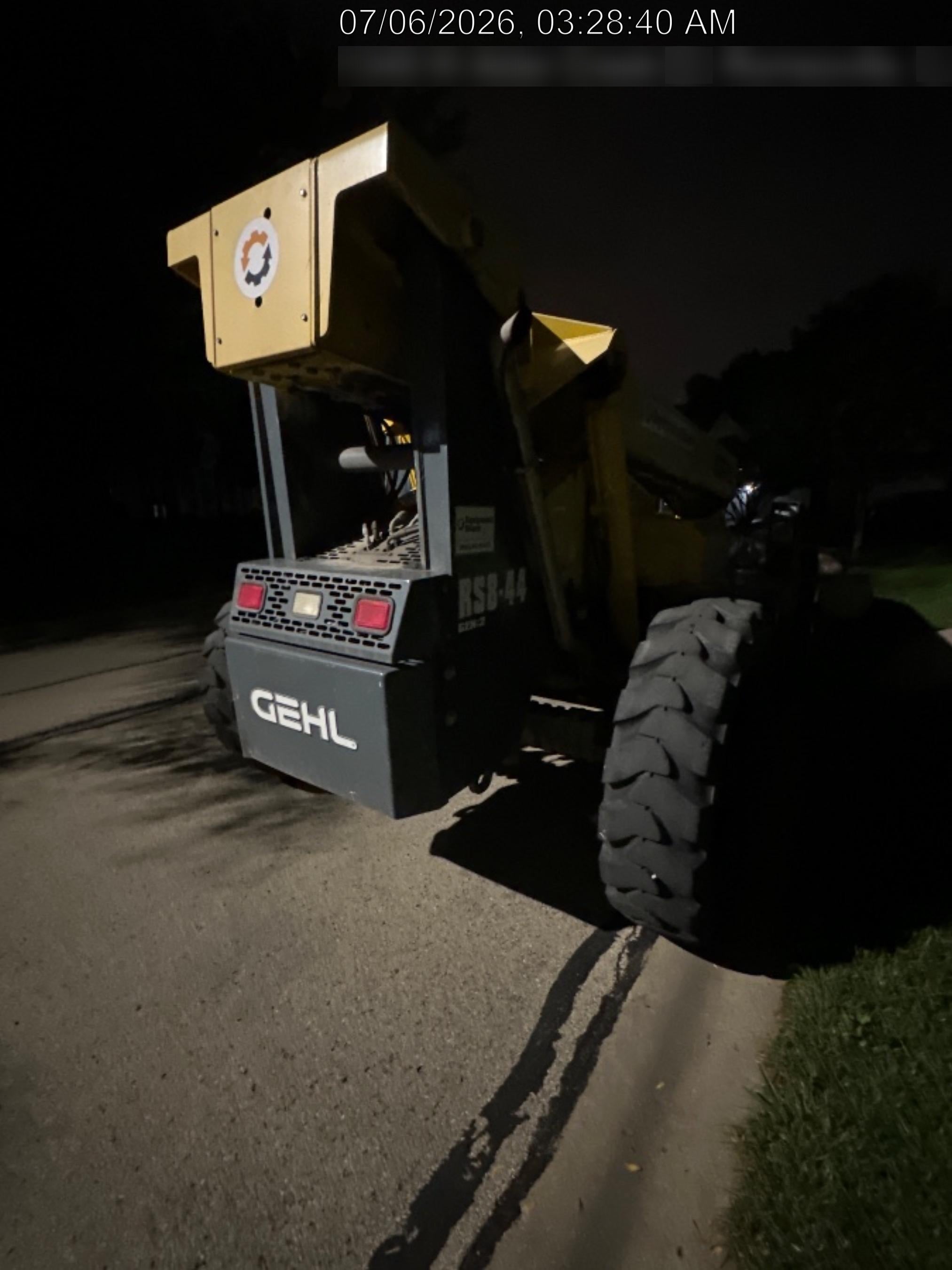 2016 Gehl RS8-44 Standard Rental Specs