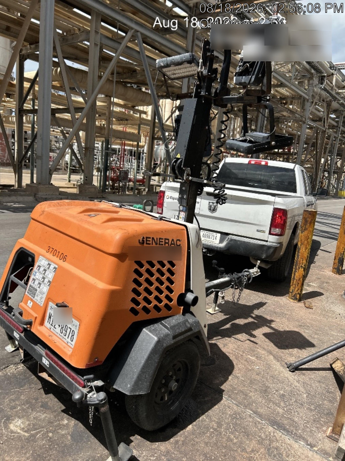 2023 Generac MLT2 Diesel, Flex Switch 120V Input, Powerzone Controller, 
(4) 320W LED Lights, 4kW Generator, 39.9 Gal Fuel Tank, 2" Ball, T3
