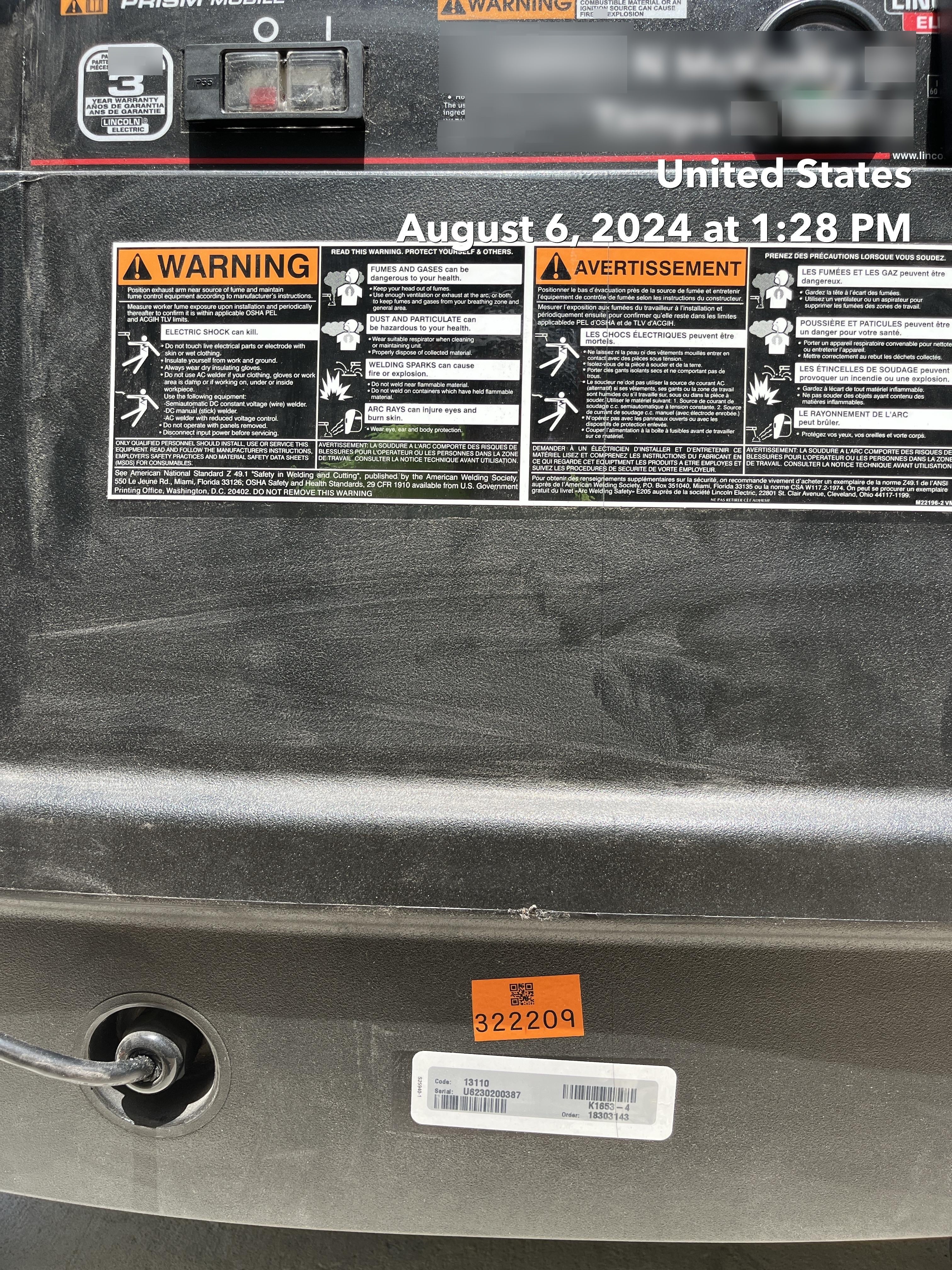 2023 LINCOLN ELECTRIC K4259-2