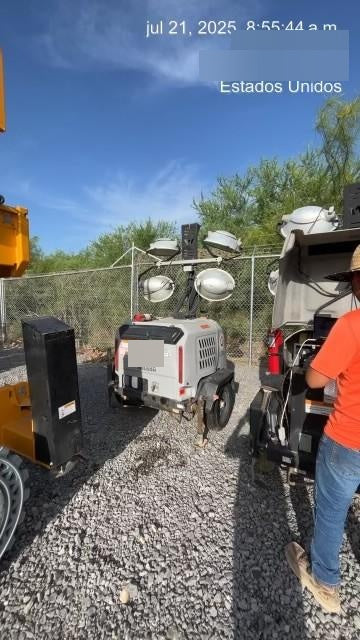 2019 Wacker Neuson LTV6L-MH Mobile Light Tower w/Fuel Level Sensor Installed