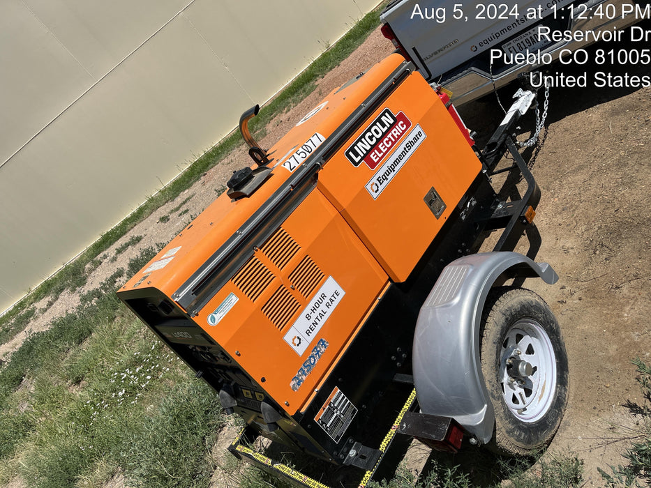 2022 Lincoln Electric LE400 Kubota V1505, Trlr, Cable Rack, Light Kit, ES Decals, T3