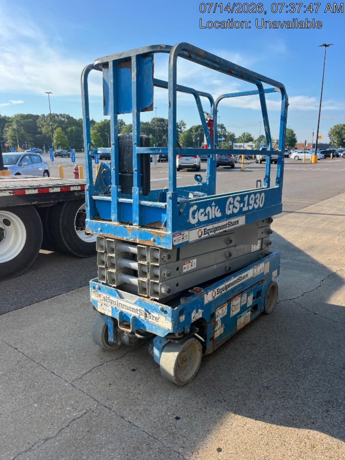 2018 Genie GS-1930 Genie GS-1930 Scissor Lift w/Standard Options