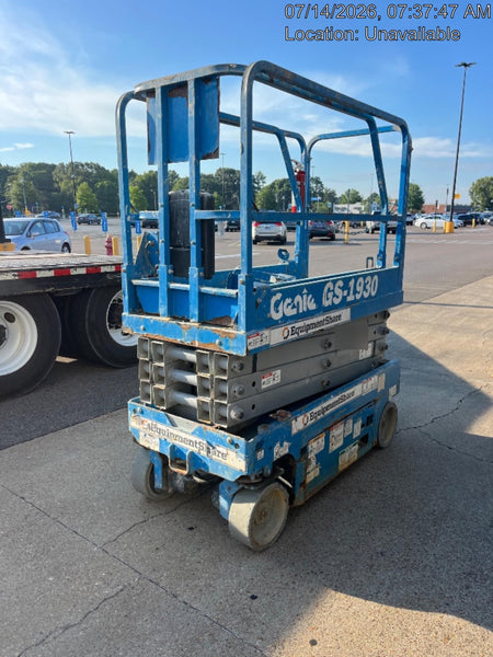 2018 Genie GS-1930 Genie GS-1930 Scissor Lift w/Standard Options
