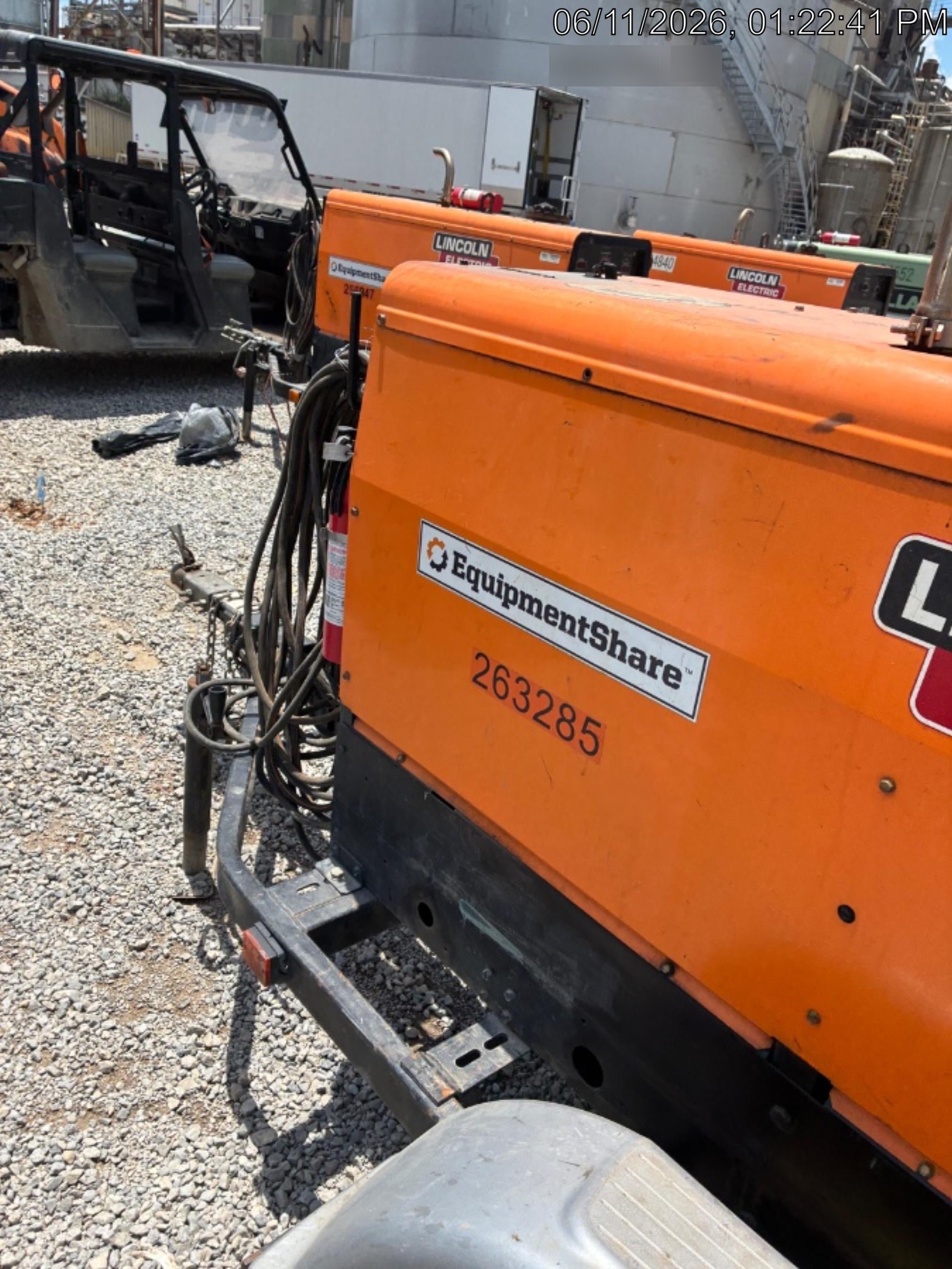 2022 Lincoln Electric LE400 Kubota V1505, Trlr, Cable Rack, Light Kit, ES Decals, T3