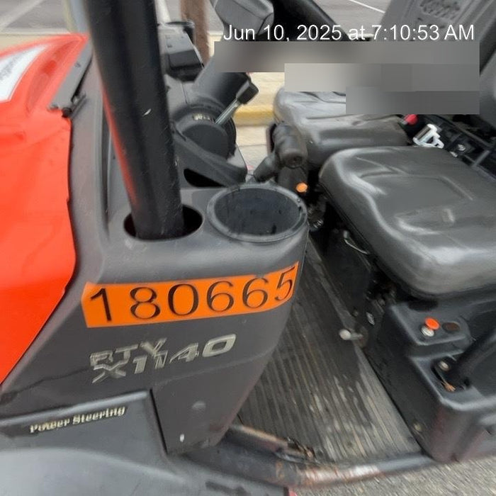 2021 Kubota RTV-X1140W-H Plastic Canopy, Windshield Acrylic Clear, LED Strobe Light, Wire Harness Kit, Back up Alarm