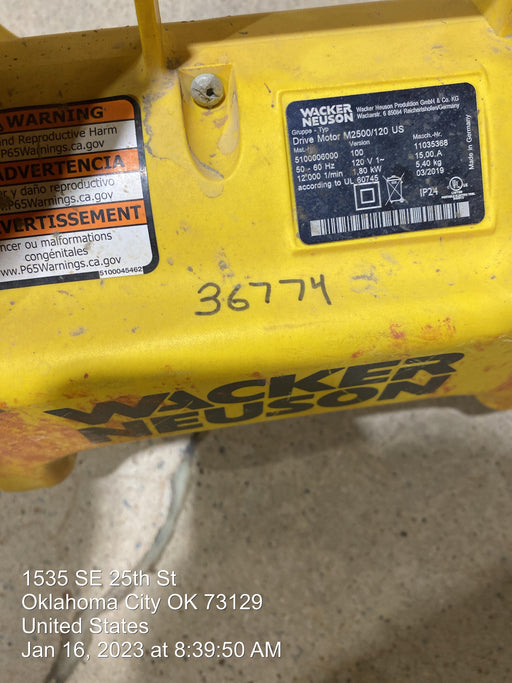 2019 WACKER NEUSON M2500