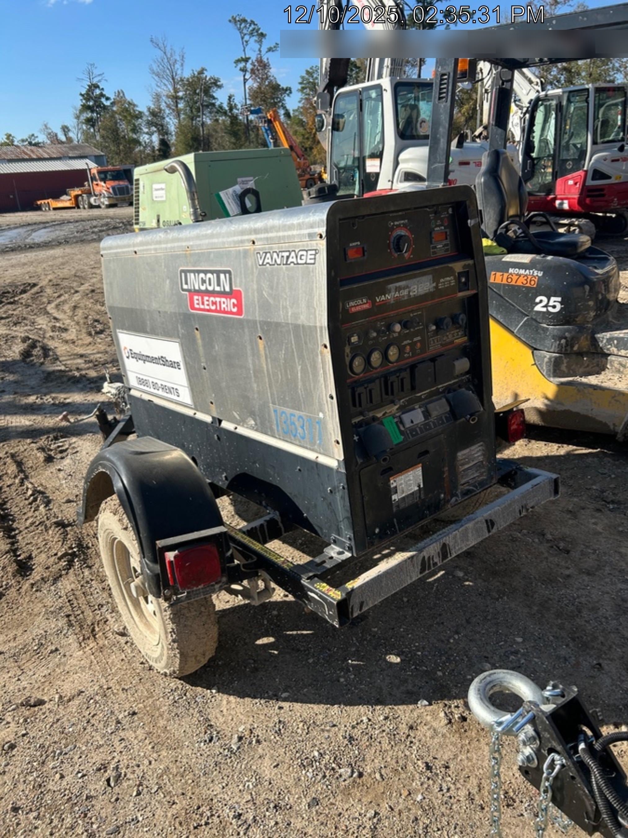 2021 Lincoln Electric Vantage 322 Ready Pak 3