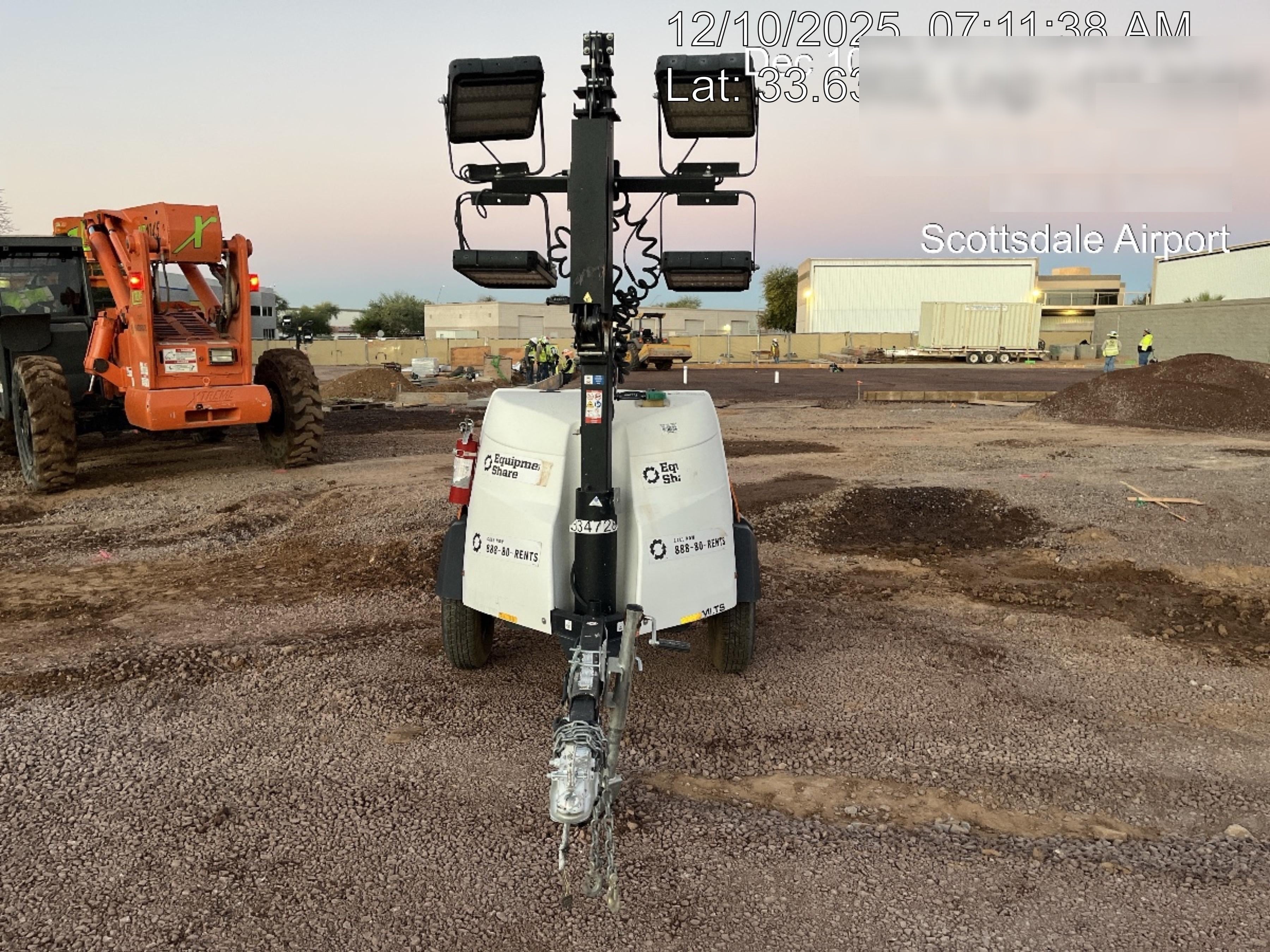 2023 Generac MLT2 Diesel, Flex Switch 120V Input, Powerzone Controller, (4) 320W LED Lights, 4kW Generator, 39.9 Gal Fuel Tank, 2" Ball, T3