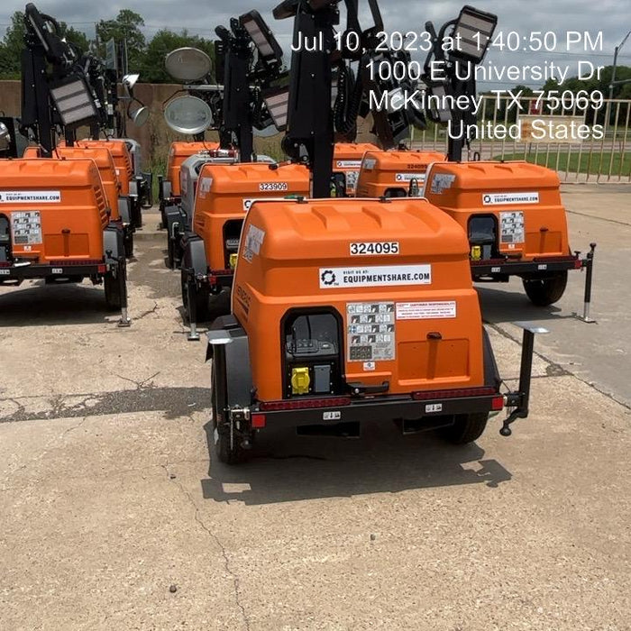 2023 Generac MLT2 Diesel, Flex Switch 120V Input, Powerzone Controller, (4) 320W LED Lights, 4kW Generator, 39.9 Gal Fuel Tank, 2" Ball, T3